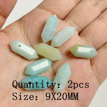 Load image into Gallery viewer, Amazonite Natural Stone; Pendant, Bracelet, Charm; Blue Semi-Precious Jewelry