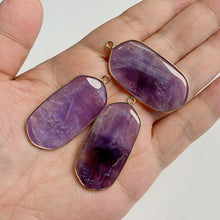 Load image into Gallery viewer, Natural Purple Crystal Quartz Stone Amethyst; Pendant; Earring; Charm for Handmade Jewelry Making