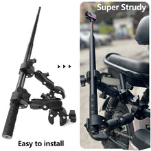 Load image into Gallery viewer, Motorcycle Camera Holder; Bracket Clamp Mount; Invisible Selfie Stick; Bike