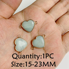 Load image into Gallery viewer, Amazonite Natural Stone; Pendant, Bracelet, Charm; Blue Semi-Precious Jewelry