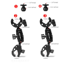 Load image into Gallery viewer, Motorcycle Camera Holder; Bracket Clamp Mount; Invisible Selfie Stick; Bike