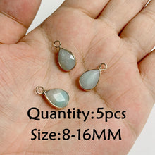 Load image into Gallery viewer, Amazonite Natural Stone; Pendant, Bracelet, Charm; Blue Semi-Precious Jewelry