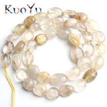 Load image into Gallery viewer, 8-10mm Natural Irregular Amazonite Apatite Larimar Quartz Gem Stone Beads