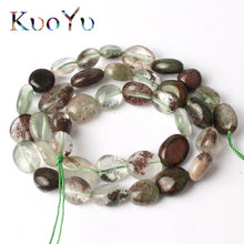 Load image into Gallery viewer, 8-10mm Natural Irregular Amazonite Apatite Larimar Quartz Gem Stone Beads