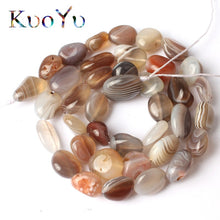 Load image into Gallery viewer, 8-10mm Natural Irregular Amazonite Apatite Larimar Quartz Gem Stone Beads