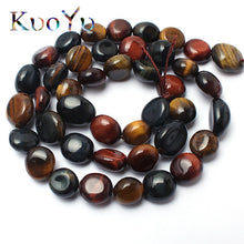 Load image into Gallery viewer, 8-10mm Natural Irregular Amazonite Apatite Larimar Quartz Gem Stone Beads