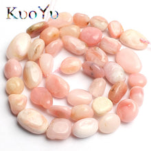 Load image into Gallery viewer, 8-10mm Natural Irregular Amazonite Apatite Larimar Quartz Gem Stone Beads