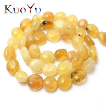 Load image into Gallery viewer, 8-10mm Natural Irregular Amazonite Apatite Larimar Quartz Gem Stone Beads