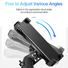Load image into Gallery viewer, RAXFLY Motorcycle/ Bicycle Cell Phone Holder; iPhone/ Android; Handlebar Clip Mount Bracket
