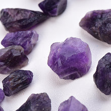 Load image into Gallery viewer, 1PC Natural Amethyst Irregular Healing Stone; Purple Gravel Mineral; Raw Quartz Crystal