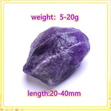 Load image into Gallery viewer, 1PC Natural Amethyst Irregular Healing Stone; Purple Gravel Mineral; Raw Quartz Crystal