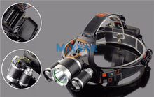 Load image into Gallery viewer, ZK20 LED Headlamp High Lumens 4 Modes T6 18650 Rechargeable Battery Flashlight Waterproof Outdoor Lighting