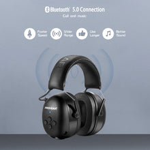 Load image into Gallery viewer, ZOHAN Electronic Headset 5.0 Bluetooth Earmuffs shooting Ear Protection Wireless Headphones Noise Canceling Charging for Music