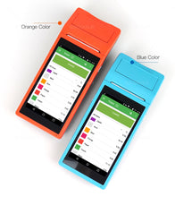 Load image into Gallery viewer, PDA POS Handheld device Pos terminal built in thermal bluetooth printer 58mm wifi Android Rugged PDA Barcode Camera Scaner 1D 2D