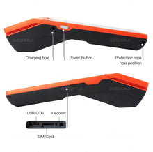 Load image into Gallery viewer, PDA POS Handheld device Pos terminal built in thermal bluetooth printer 58mm wifi Android Rugged PDA Barcode Camera Scaner 1D 2D