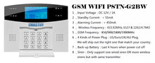 Load image into Gallery viewer, IOS Android APP Wired Wireless Home Security Tuya WIFI PSTN GSM Alarm System Intercom Remote Control Autodial Siren Sensor Kit