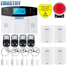 Load image into Gallery viewer, IOS Android APP Wired Wireless Home Security Tuya WIFI PSTN GSM Alarm System Intercom Remote Control Autodial Siren Sensor Kit