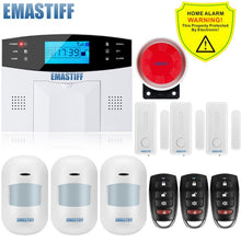 Load image into Gallery viewer, IOS Android APP Wired Wireless Home Security Tuya WIFI PSTN GSM Alarm System Intercom Remote Control Autodial Siren Sensor Kit