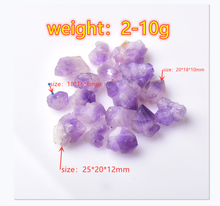 Load image into Gallery viewer, 1PC Natural Amethyst Irregular Healing Stone; Purple Gravel Mineral; Raw Quartz Crystal