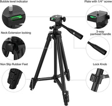 Load image into Gallery viewer, DSLR Flexible Tripod Extendable Travel Lightweight Stand Remote Control For Mobile Cell Phone Mount Camera Gopro Live Youtube