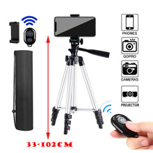 Load image into Gallery viewer, DSLR Flexible Tripod Extendable Travel Lightweight Stand Remote Control For Mobile Cell Phone Mount Camera Gopro Live Youtube