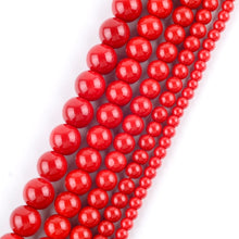 Load image into Gallery viewer, Smooth Black Agates Natural Stone Beads For Jewelry Making Round Onyx Loose Beads 4 6 8 10 12mm Diy Bracelet Necklace 15inches