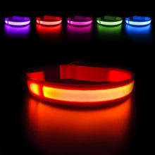 Load image into Gallery viewer, MASBRILL LED Dog Collar Luminous; Waterproof Safety Glow Necklace; Flashing