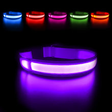 Load image into Gallery viewer, MASBRILL LED Dog Collar Luminous; Waterproof Safety Glow Necklace; Flashing