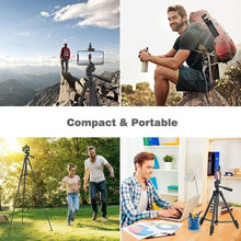Load image into Gallery viewer, DSLR Flexible Tripod Extendable Travel Lightweight Stand Remote Control For Mobile Cell Phone Mount Camera Gopro Live Youtube