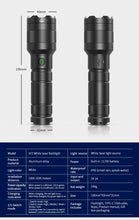 Load image into Gallery viewer, NATFIRE SF2 White Laser Search LEP Flashlight; 1200 Meter W/ 21700 Battery Type C Rechargeable