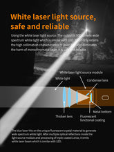 Load image into Gallery viewer, NATFIRE SF2 White Laser Search LEP Flashlight; 1200 Meter W/ 21700 Battery Type C Rechargeable