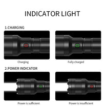 Load image into Gallery viewer, NATFIRE SF2 White Laser Search LEP Flashlight; 1200 Meter W/ 21700 Battery Type C Rechargeable