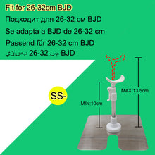 Load image into Gallery viewer, Universal 30/36/42/48/60cm Dolls Stainless Steel Adjustable Display Stand; 1/3 1/4 1/6 Dolls