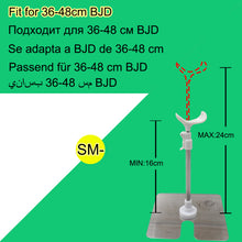 Load image into Gallery viewer, Universal 30/36/42/48/60cm Dolls Stainless Steel Adjustable Display Stand; 1/3 1/4 1/6 Dolls