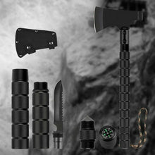 Load image into Gallery viewer, Foldable Axe Multi Tool Kit; Emergency Gear; Survival Tomahawk/Camping Hatchet