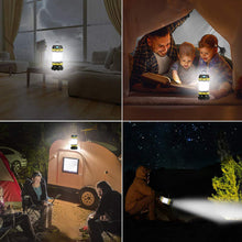 Load image into Gallery viewer, Camp Lamp LED Camping Light USB Rechargeable Flashlight Dimmable Spotlight Work Light Waterproof Searchlight Emergency Torch