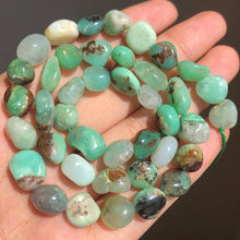 Load image into Gallery viewer, 8-10mm Natural Irregular Amazonite Apatite Larimar Quartz Gem Stone Beads