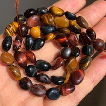 Load image into Gallery viewer, 8-10mm Natural Irregular Amazonite Apatite Larimar Quartz Gem Stone Beads