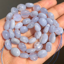 Load image into Gallery viewer, 8-10mm Natural Irregular Amazonite Apatite Larimar Quartz Gem Stone Beads