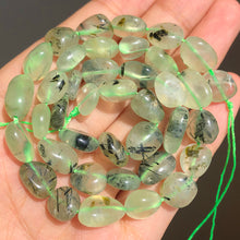 Load image into Gallery viewer, 8-10mm Natural Irregular Amazonite Apatite Larimar Quartz Gem Stone Beads