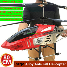 Load image into Gallery viewer, 150M 80CM Large Alloy Electric Remote Control Helicopter Model 3.5CH