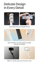 Load image into Gallery viewer, Hohem iSteady Q Handheld Gimbal Stabilizer Phone Selfie Stick Extension Rod Adjustable Tripod with Remote Control for Smartphone
