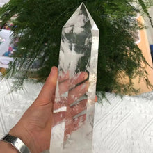 Load image into Gallery viewer, 1000-1200g  Large Size Melting Stone;  Clear Quartz Crystal Obelisk; Reiki Healing For Home Decoration
