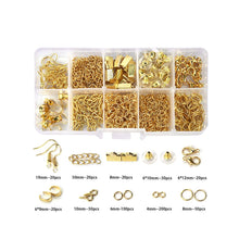 Load image into Gallery viewer, Jewelry Accessories Kit Set Jewelry Findings Open Jump Rings Earring Hook Lobster Clasp Jewelry Making Supplies Tools
