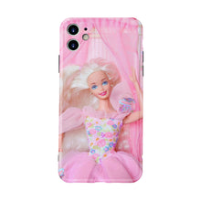 Load image into Gallery viewer, Cute Girls&#39; Retro Barbie Doll Pink Princess for Iphone13pro Apple XR All-Inclusive Phone Case
