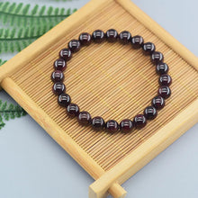 Load image into Gallery viewer, Natural 5A Garnet Stone Femme Wine Red Bead Bracelet Men Bangle Women Bracelet Lucky Energy Healing Jewelry Valentine&#39;s Day Gift
