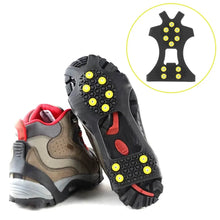 Load image into Gallery viewer, Ice Non-Slip Snow Shoe Spikes Grips Cleats; Crampons Winter Safety Tool Anti-Slip Shoe Covers
