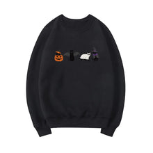 Load image into Gallery viewer, Halloween Sweatshirt; Women&#39;s Long Sleeve Pullovers; Spooky Season
