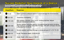 Load image into Gallery viewer, Portable Geiger Counter Nuclear Radiation Detector Personal Dosimeter X-ray γ-ray β-ray Radioactivity Tester Marble Detector
