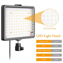 Load image into Gallery viewer, 8 Inch Video Panel Light; Camera Photo LED Optional with Power Adapter &amp; Stands
